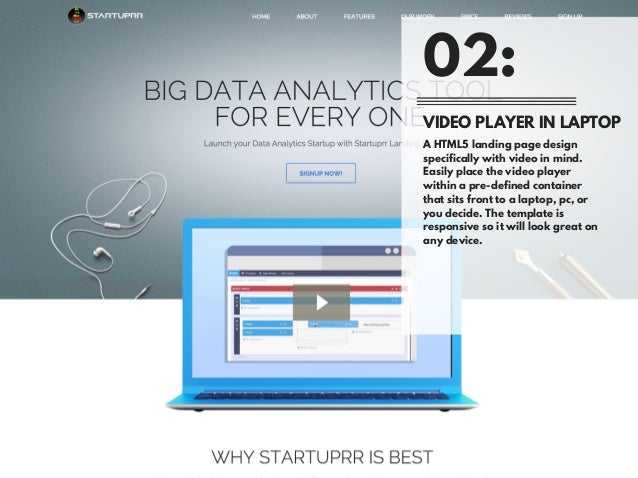 the 10 best video landing page templates video landing page template