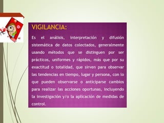 vigilancia epidemiologica