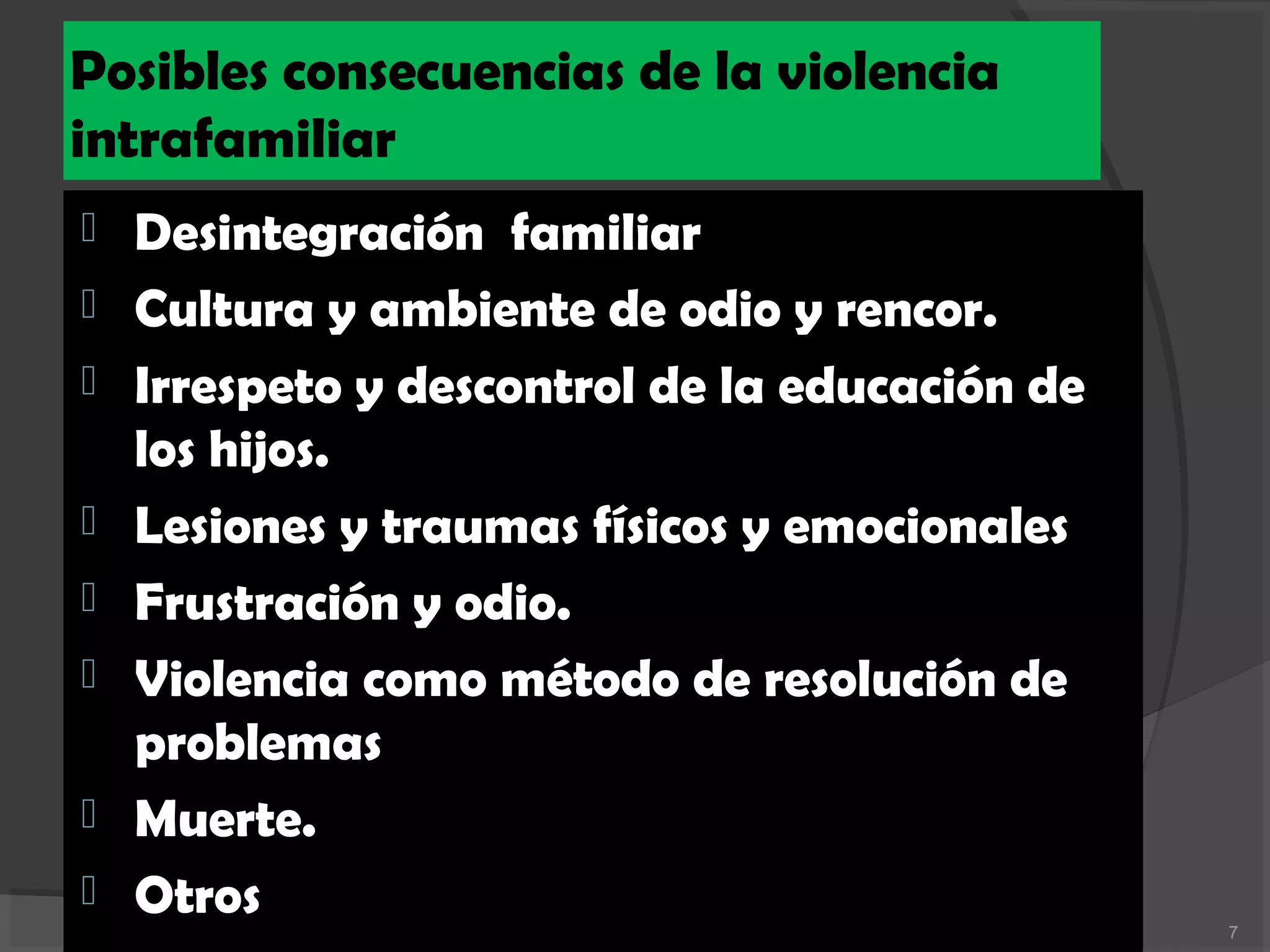 VIOLENCIA INTRAFAMILIAR EN EL SALVADOR | PPT