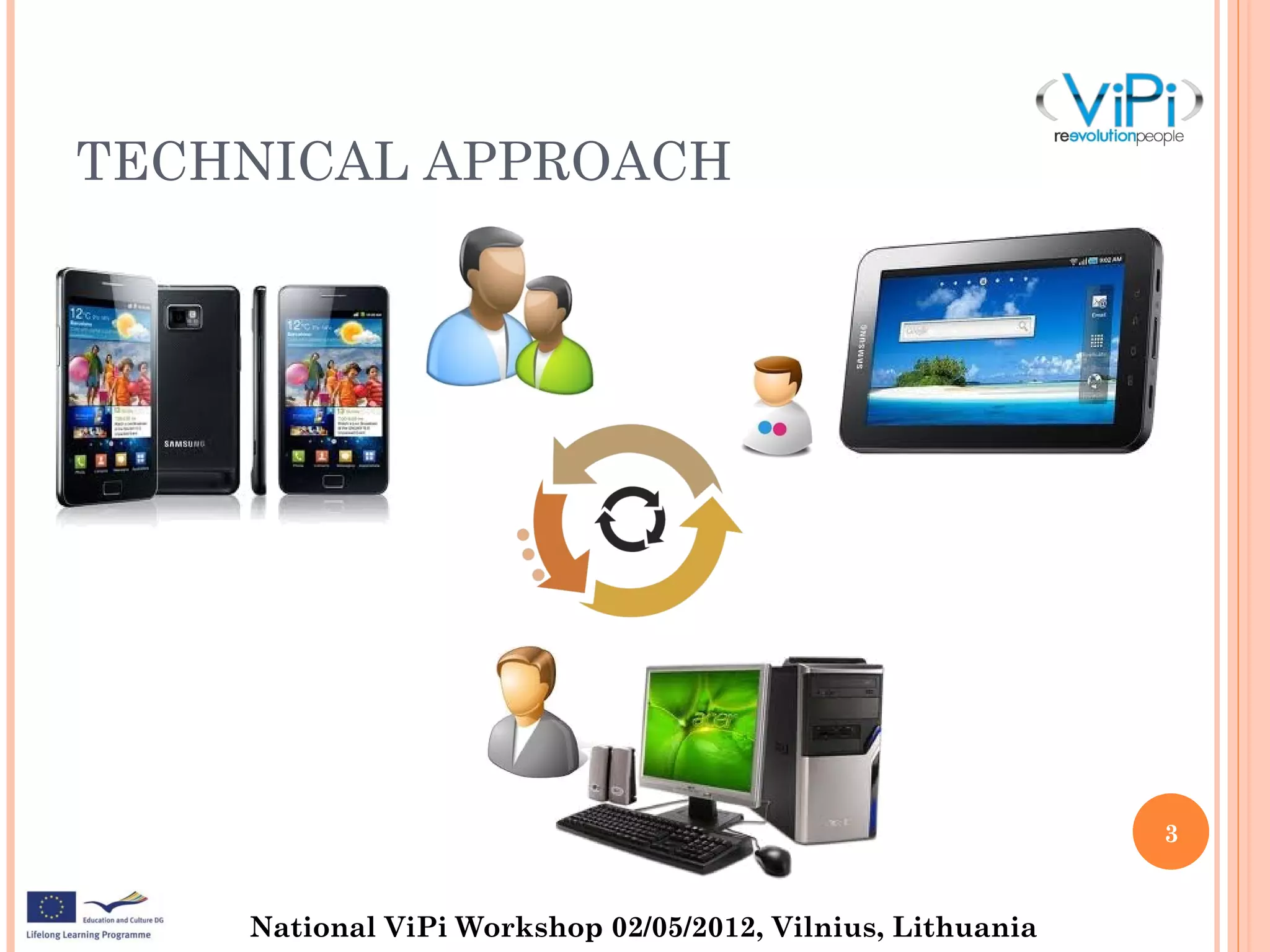 TECHNICAL APPROACH




                                                            3


    National ViPi Workshop 02/05/2012, Vilnius, Lithuania
 