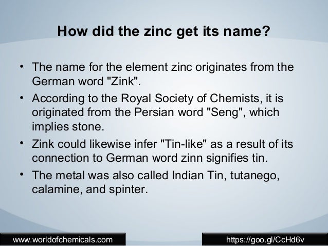 essay about zinc