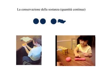 La conservazione della sostanza (quantità continue)

 