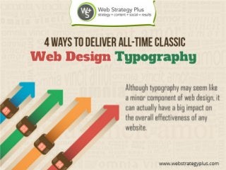 4 Ways To Deliver All-Time Classic Web Design Typography