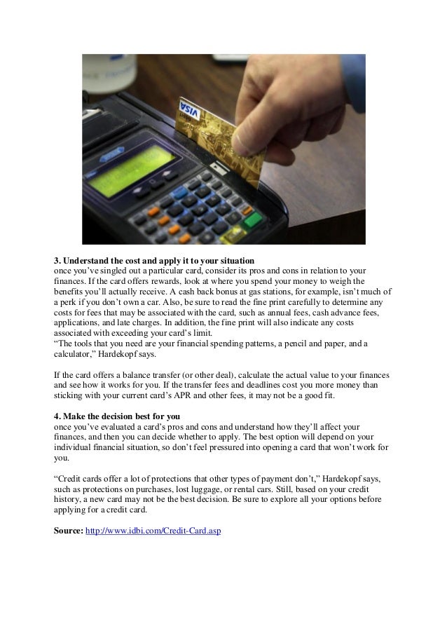 4 ways to evaluate credit card offers