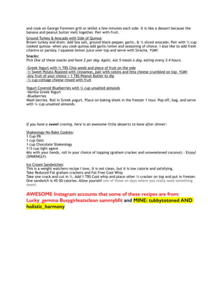 4 week meal plan pdf | PDF