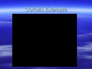 Coriolis Example
 
