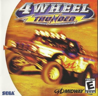 4 wheel thunder midway games dreamcast ntsc