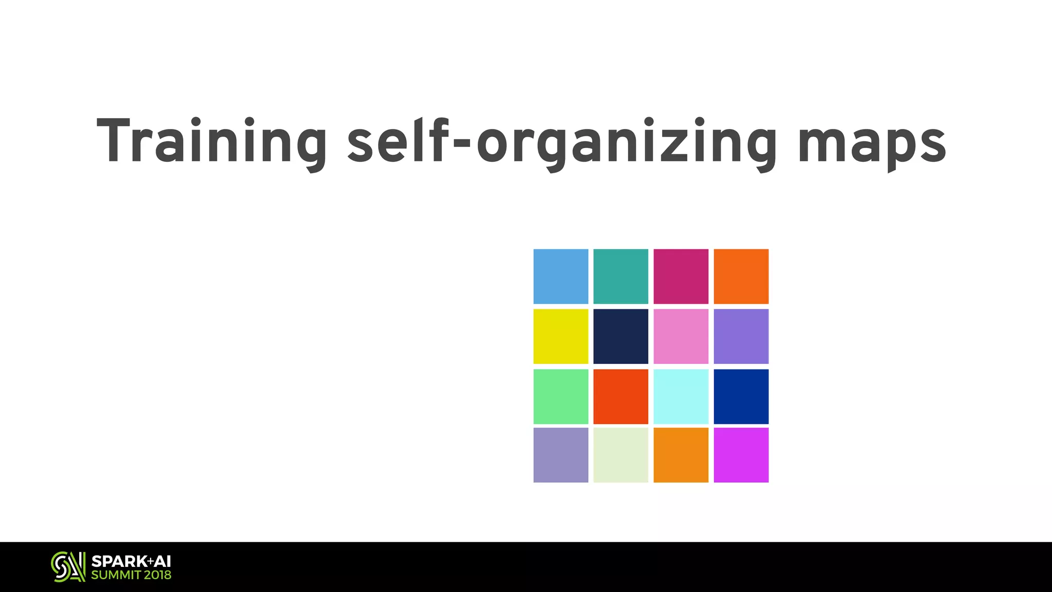 Training self-organizing maps 
