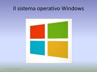 Il sistema operativo Windows
1A cura di Jacques Bottel
 