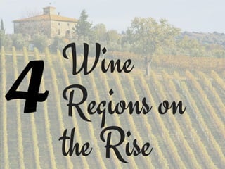 4 Wine Regions on the Rise
 