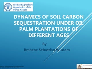 Dynamics of soil carbon sequestration under oil palm plantations of ...