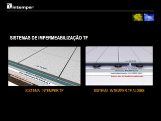 SISTEMAS DE IMPERMEABILIZAÇÃO TF




      SISTEMA INTEMPER TF          SISTEMA INTEMPER TF ALGIBE
 