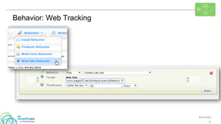 #ibmamplify
© 2015 IBM Corporation 47
Behavior: Web Tracking
 