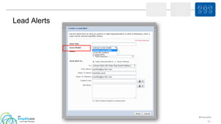 #ibmamplify
© 2015 IBM Corporation
Lead Alerts
70
 