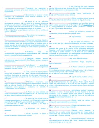 15………………………………..: . intr. Dicho de una cosa: Desdecir
1………………………………..: f. Fingimiento de cualidades o de otra, diferenciar...