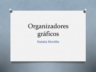 Organizadores
gráficos
Natalia Montilla
 