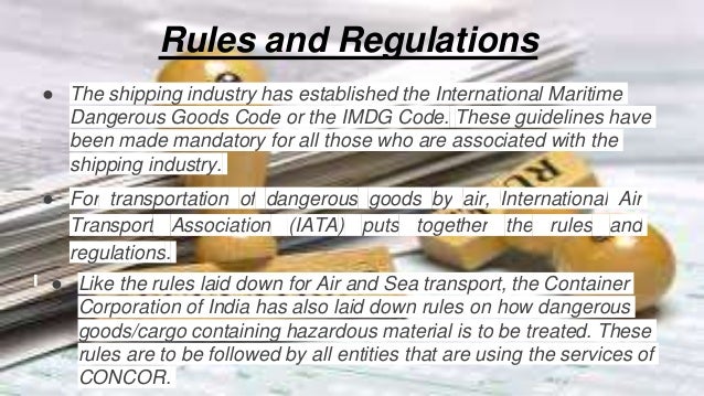 Prevention Of Shipping Hazards