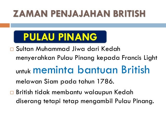 4 zaman penjajahan_british
