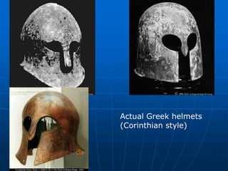 Spartan warrior skull in helmet. skull viking fighter. Generative