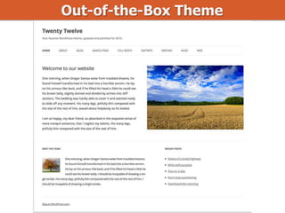 Out-of-the-Box Theme
 