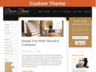Custom Theme
 