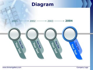 Diagram


         2001          2002   2003   2004




www.thmemgallery.com                        Company Logo
 
