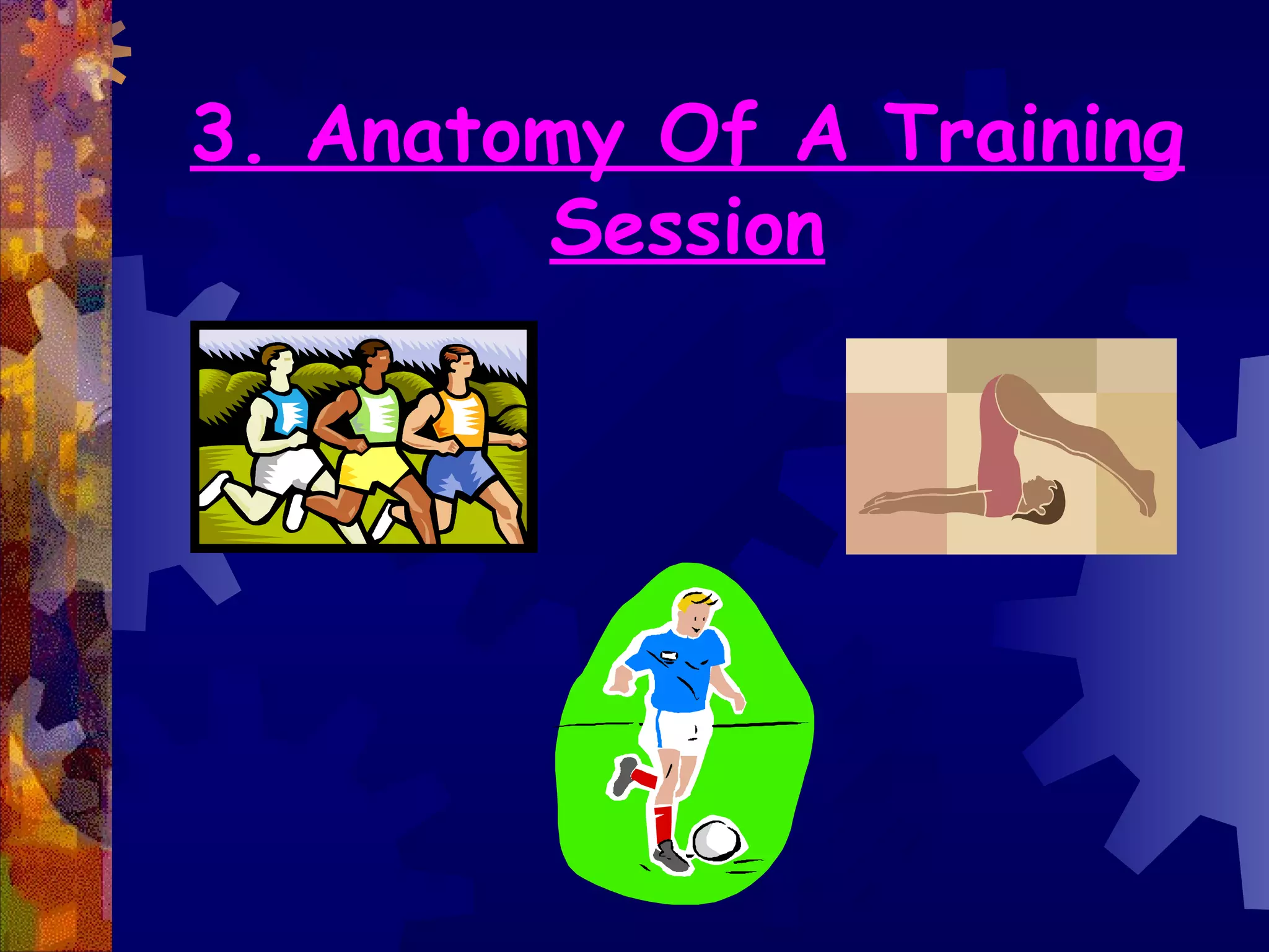 3. Anatomy Of A Training
        Session
 