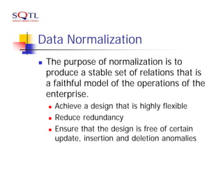 Normalization and Codd's Rule | PDF