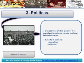 Esta dependencia se vio reflejada luego de la crisis del 29, arrastrando a los demás países a una crisis por la dependencia que tenían a la gran potencia.Publicidad de la dependencia que tenía nuestro país a la economía estadounidense.Autores: Mónica Aravena y Nicolle Reyes /http://recursosdehistoria.wordpress.com/