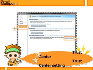          จะปรากฏเครื่องมือ Microsoft Multipoint ครับ และคลิกปุ่มปิด Add-ins 99