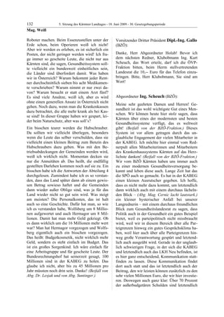 5. LTG-Sitzung am 18. Juni 2009