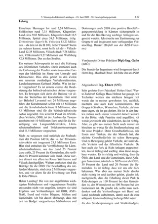 5. LTG-Sitzung am 18. Juni 2009