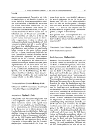 5. LTG-Sitzung am 18. Juni 2009