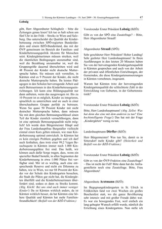 5. LTG-Sitzung am 18. Juni 2009