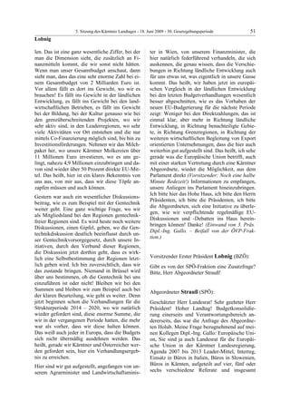 5. LTG-Sitzung am 18. Juni 2009