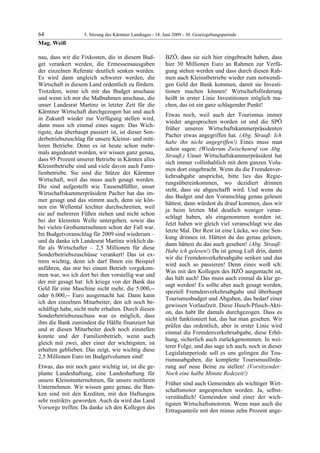 5. LTG-Sitzung am 18. Juni 2009