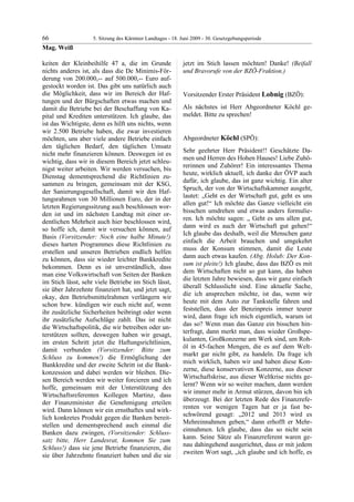 5. LTG-Sitzung am 18. Juni 2009