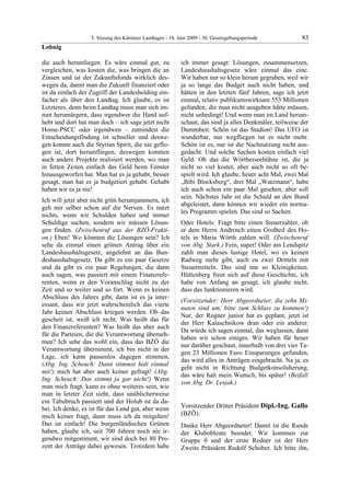 5. LTG-Sitzung am 18. Juni 2009