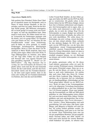 5. LTG-Sitzung am 18. Juni 2009