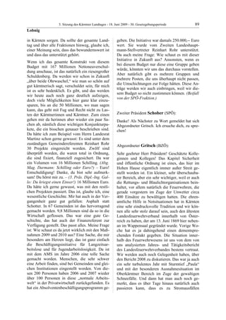 5. LTG-Sitzung am 18. Juni 2009