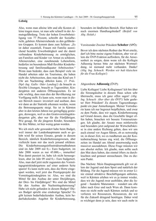 5. LTG-Sitzung am 18. Juni 2009