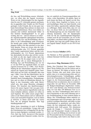 5. LTG-Sitzung am 18. Juni 2009