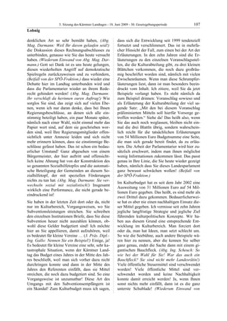 5. LTG-Sitzung am 18. Juni 2009