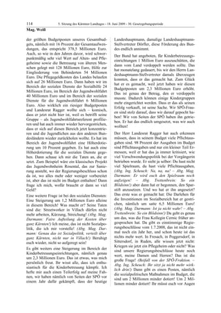 5. LTG-Sitzung am 18. Juni 2009