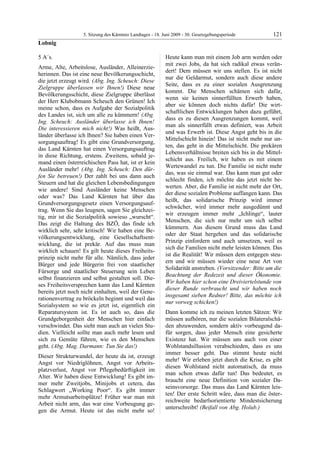 5. LTG-Sitzung am 18. Juni 2009