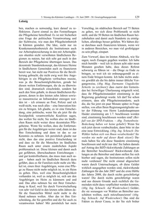 5. LTG-Sitzung am 18. Juni 2009