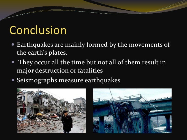 conclusion of essay of earthquake