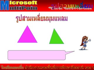 คณิตศาสตร์ ชั้น ป.5 รูปสามเหลี่ยม