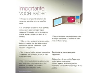 Tipos de tampas e cuidados com sua tupperware