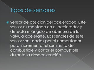 Tipo de sensores